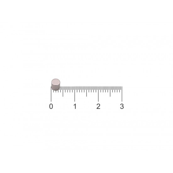 Ímã de neodímio 4x4 mm - N42